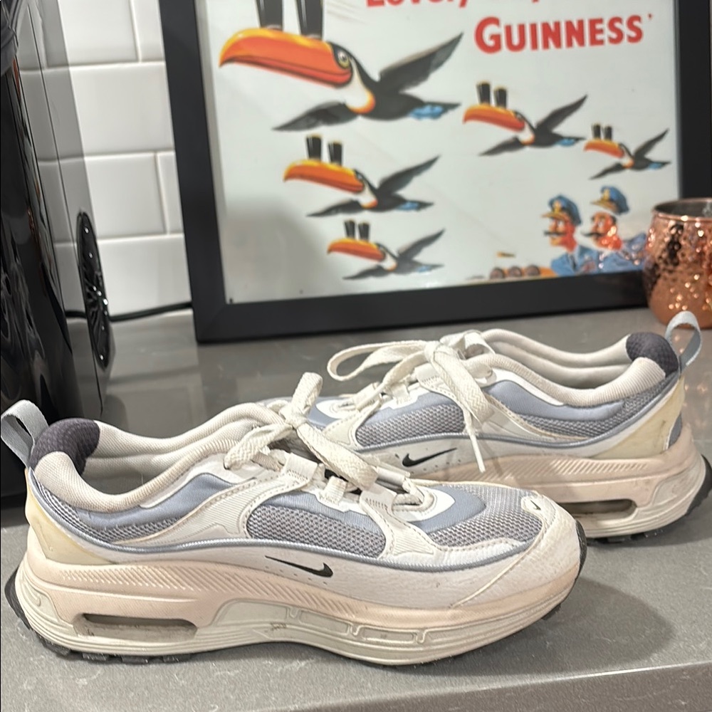 Nike Air Max Sneakers in Cream and Gray